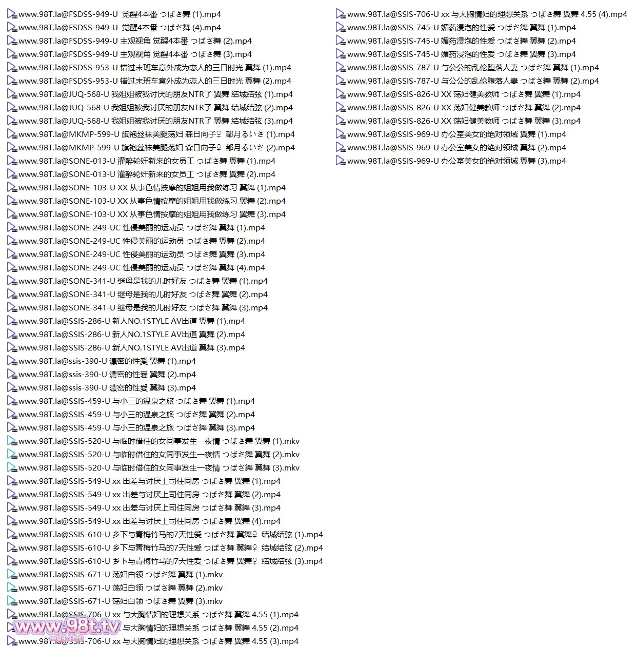 【整理】【115ED2K】翼舞 无码破解 有4K 肉戏片段整理剪辑集 【60V/127G/60配额】