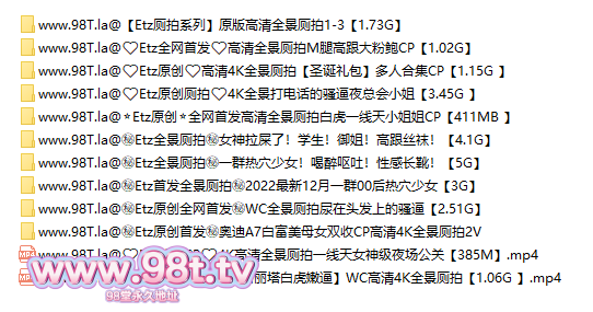 【自转】【迅雷云盘】️ETZ全景厕拍最全合集️女神拉臭臭啦、热穴少女喝醉、白富美母女双收、M腿高跟大粉鲍、学生！御姐！高跟丝袜等88部！光线一流！美女如云~~️【88V/24.36G】